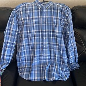 Men’s Tall Polo Brand Dress Shirt